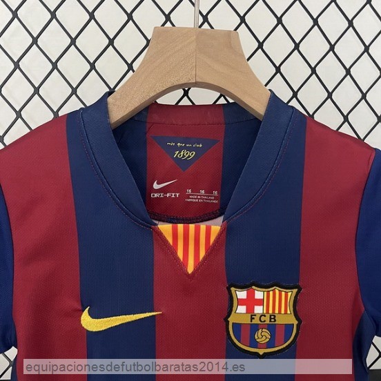 Nuevo 1ª Conjunto De Niños Barcelona Retro 2014 2015 Rojo Azul Baratas